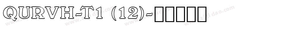 QURVH-T1 (12)字体转换